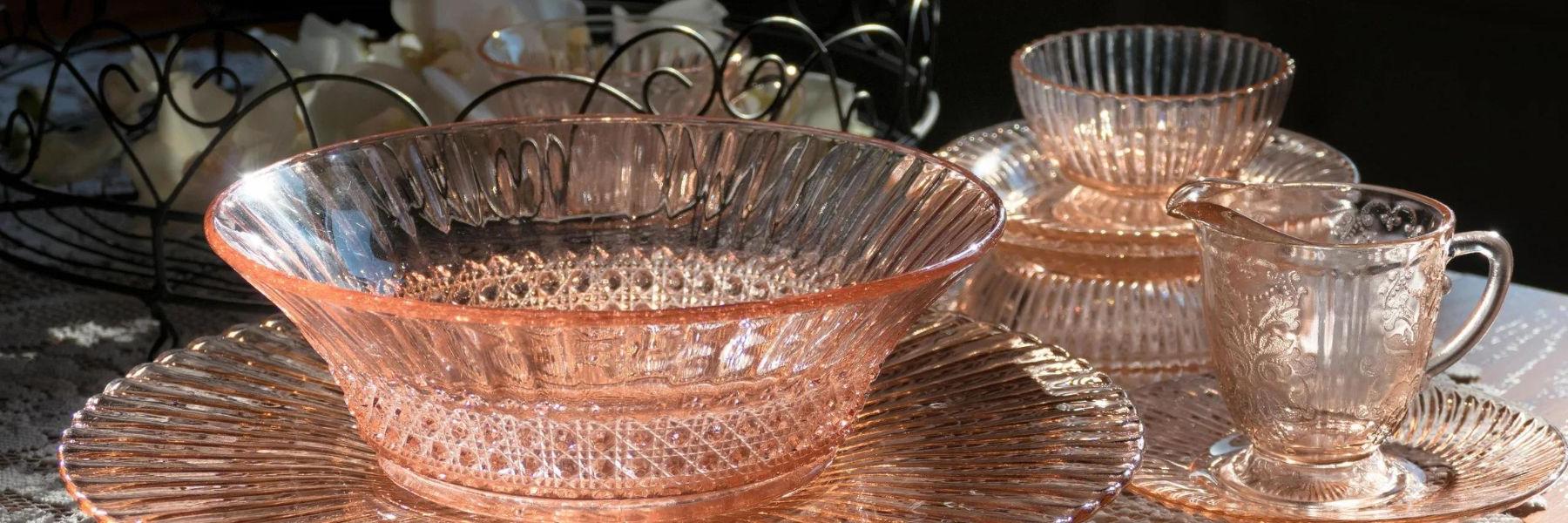 Antiques such as Depression glass abound in St. Louis.
