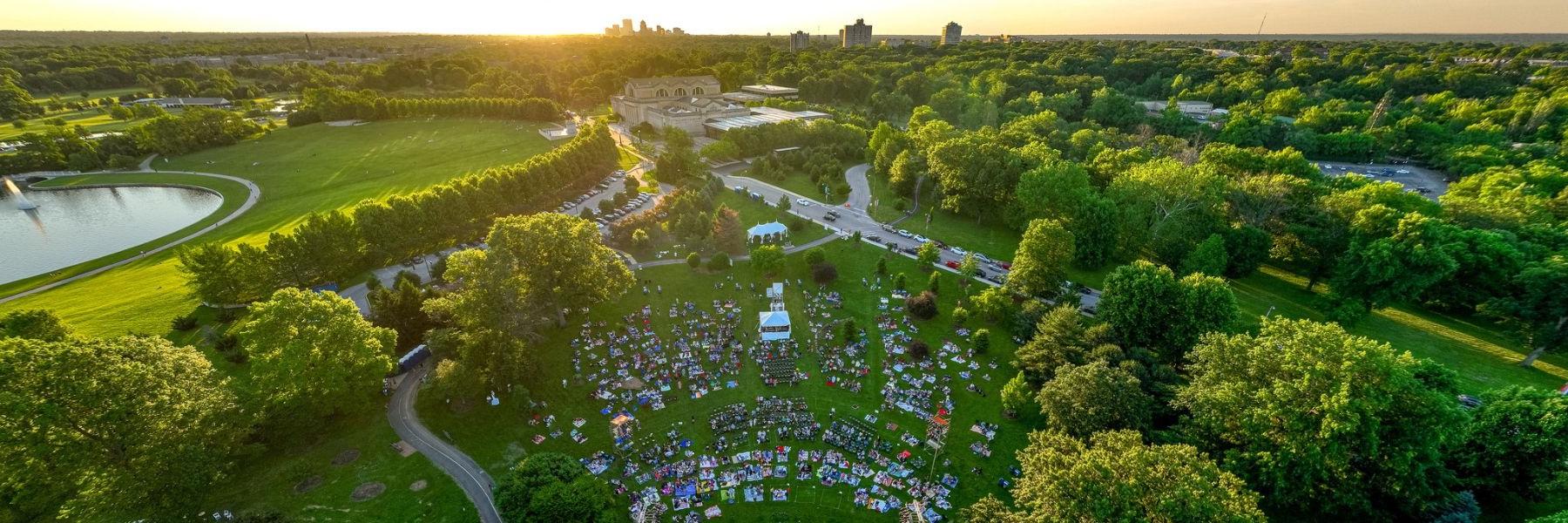 In St. Louis, Shakespeare in the Park is free and open to the public.
