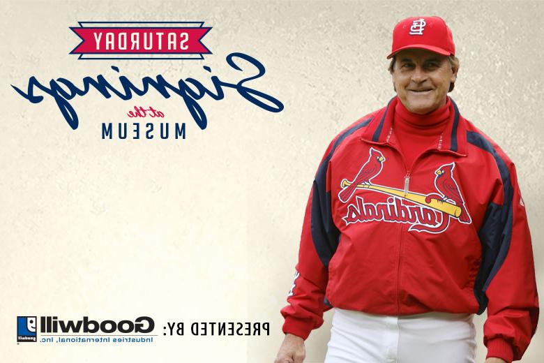 Saturday Signings with Tony La Russa at the Cardinals Hall of Fame & Museum.